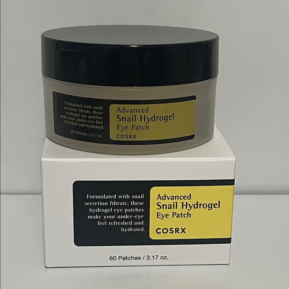 COSRX Advanced Snail Hydrogel Eye Patch - Black and Yellow